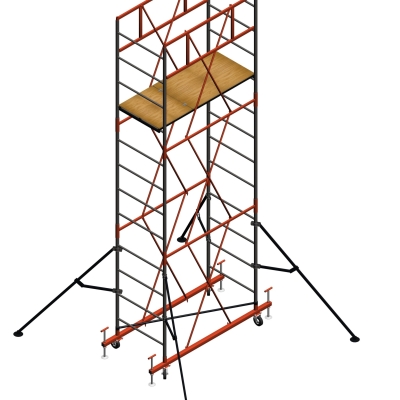 Вышка-тура ORTUS-350 (обжимная) 1,0х2,0 высота 7,4м.