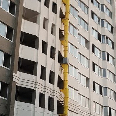 Гаситель скорости для мусоросброса