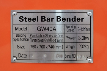 Станок для гибки арматуры GW40A (автоматический) арматура диам. до 40 мм