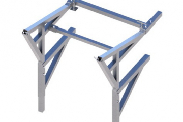 Кронштейн крепления мусоросброса универсальный